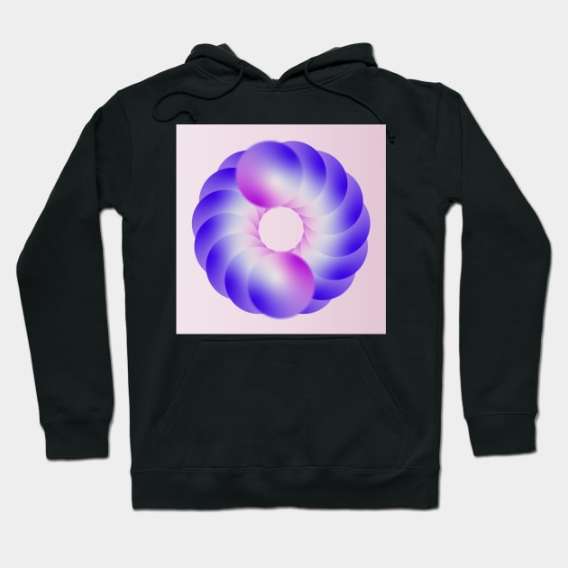 Radial gradient Hoodie by oscargml